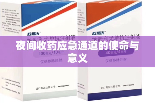 扬州夜间收药应急通道的使命与意义